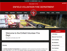 Tablet Screenshot of enfieldfire.ca